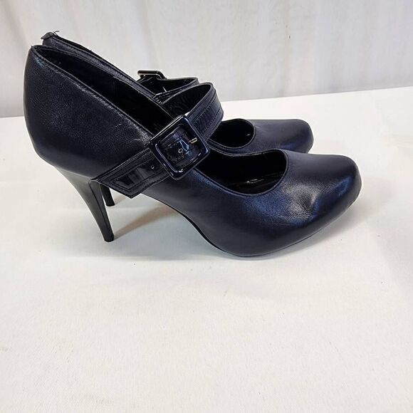 Gabriella Rocha Athens Leather Heels Size 9.5 - Picture 5 of 14